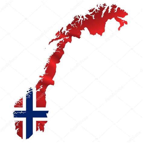 Norway Flag map icon — Stock Vector © JBOY24 #104538472