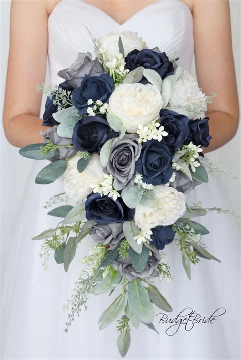 Steel Collection #2019164 - $35 - $280 | Blue wedding bouquet, Navy ...