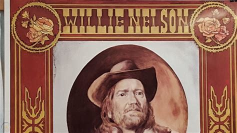 Willie Nelson RED HEADED STRANGER Record Store Promo Poster 23x27 NEAR ...