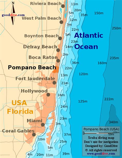 Pompano Beach Map - GoodDive.com