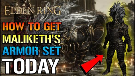 Elden Ring: Maliketh's Amazing Armor Set! How To Get It TODAY ...