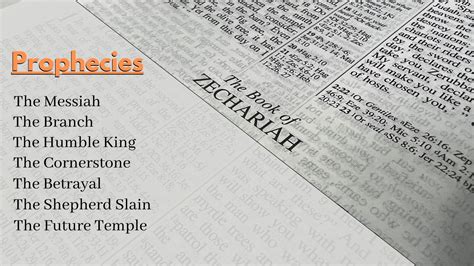 Prophecies in the Book of Zechariah - Maps of Faith