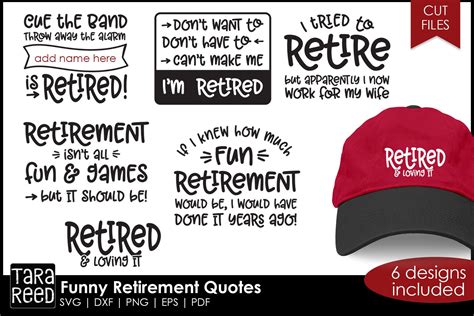 Funny Retirement Quotes for Crafters Graphic by TaraReedDesigns ...