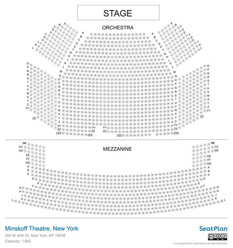 Minskoff Theatre Nyc Seating Chart | Portal.posgradount.edu.pe