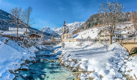 Winter Landscape In The Bavarian Alps Photograph by JR Photography