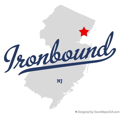 Map of Ironbound, NJ, New Jersey