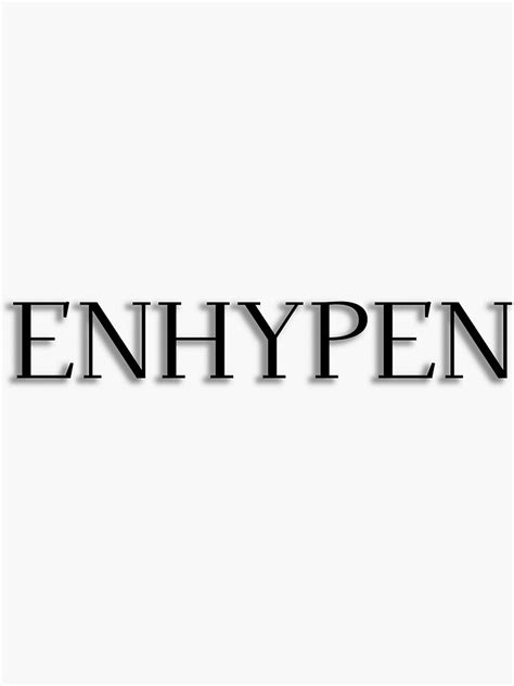 "ENHYPEN- LOGO " Sticker for Sale by KaiMaiHai | Redbubble