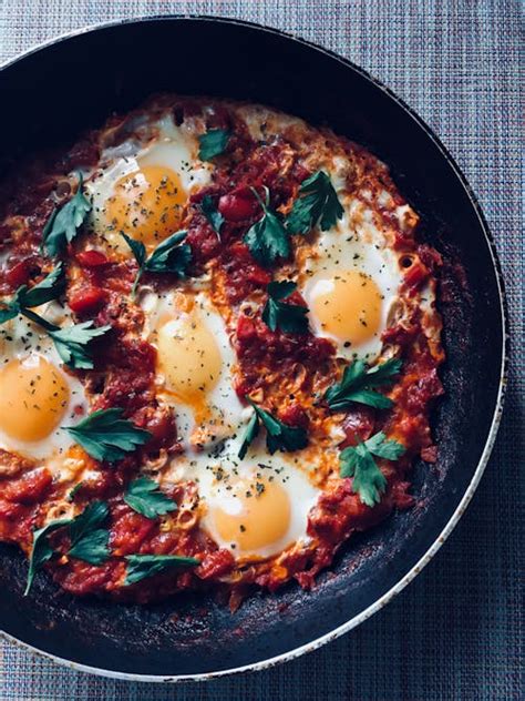 Round Frying Pan With Eggs · Free Stock Photo