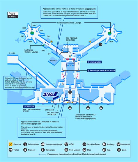 Frankfurt Airport Map Terminal 1 - Zip Code Map