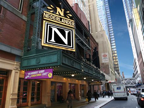 Nederlander Theatre on Broadway in NYC