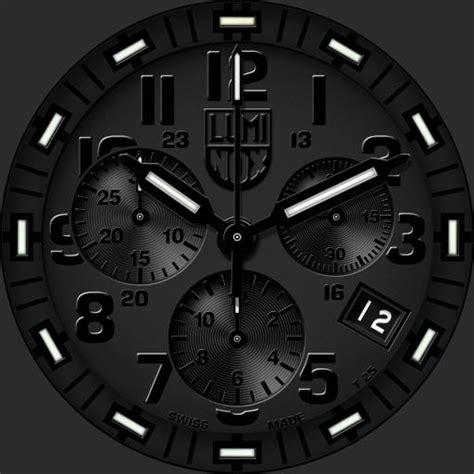 Luminox Blackout • WatchMaker: the world's largest watch face platform