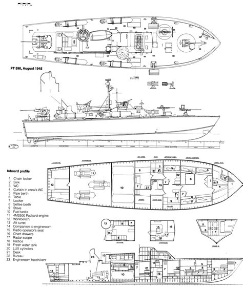 120559605.jpg 1,500×1,792 pixels | Pt boat, Boat drawing, Boat plans