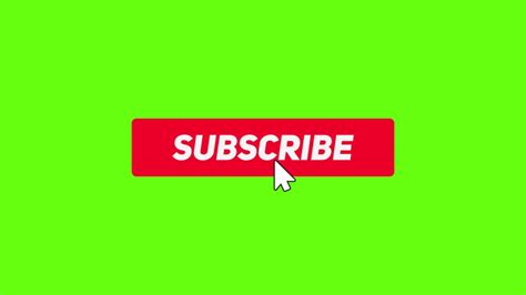 Green screen subscribe button...mouse click with sound - YouTube