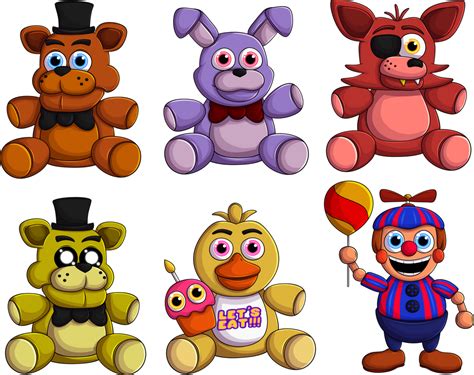 Plush Animatronics (FNaF 2) by Alexander133Official on DeviantArt