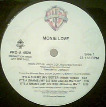 Monie Love – It's A Shame (My Sister) (1990, Vinyl) - Discogs