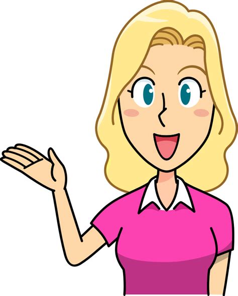 Female Presenter (#2) - Openclipart