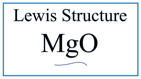 11+ Mgo Lewis Structure | Robhosking Diagram