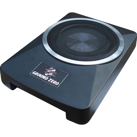 Ground Zero Uranium Amplified Under Seat Subwoofer Box GZUB800XACT | eBay