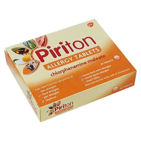 Piriton Tablets 4mg 30 Pack