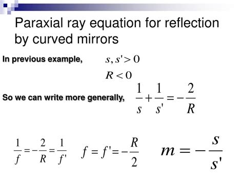 PPT - Curved mirrors, thin & thick lenses and cardinal points in ...