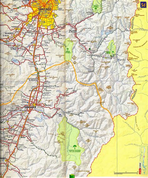 Online Maps: Map of Santiago, Chile