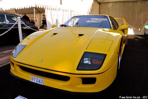 Ferrari F40 Yellow | My website : www.ferrari-live.com | Ferrari-live ...