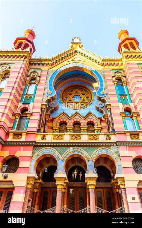 Jubilee Synagogue, or Jerusalem Synagogue, in Prague, Czech Republic ...