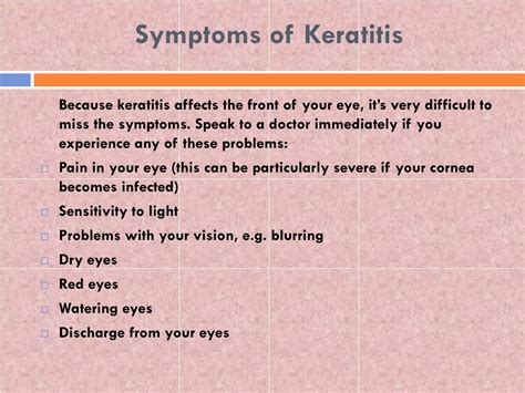 PPT - Keratitis: Causes, Symptoms, Daignosis, Prevention and Treatment ...