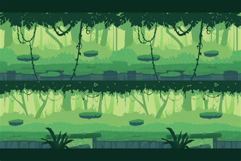 Jungle 2D Game Backgrounds - CraftPix.net