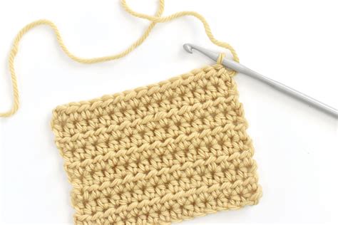 How to Work Half Double Crochet Stitch (HDC)