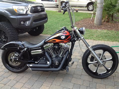 2010 Harley-Davidson® FXDWG Dyna® Wide Glide® (Black w/flames), St ...