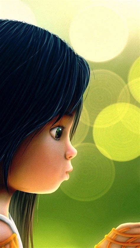 Cute Cartoon Girl Wallpapers Hd