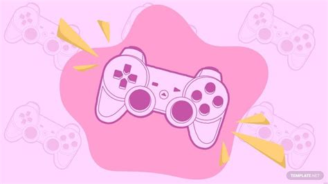 Pink Gaming Background in Illustrator, SVG, JPG, PNG, EPS - Download ...