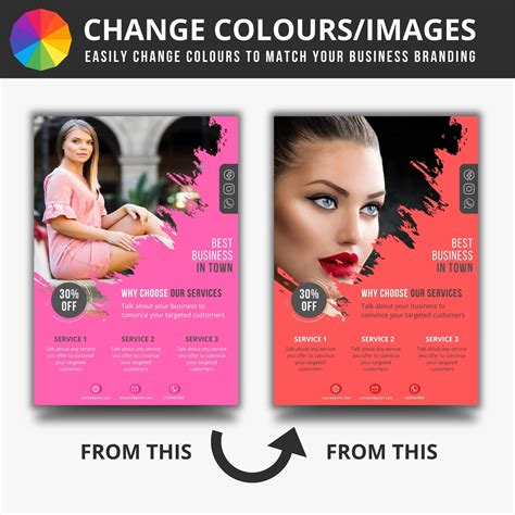 Flyer Template, Flyer Design, Canva Template, Multipurpose Business ...