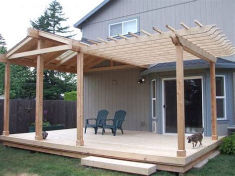 This deck patio roof is half gable and half pergola. | Patio deck ...