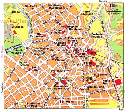 LILLE FRANCE MAP - Recana Masana