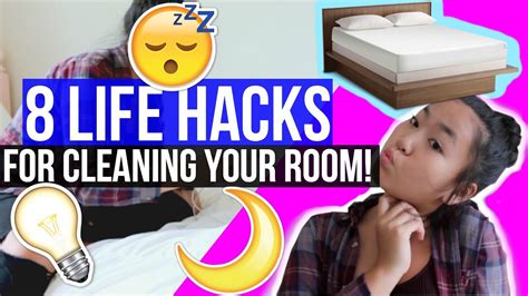 8 LIFE HACKS FOR CLEANING YOUR ROOM! Clean your room easier ...