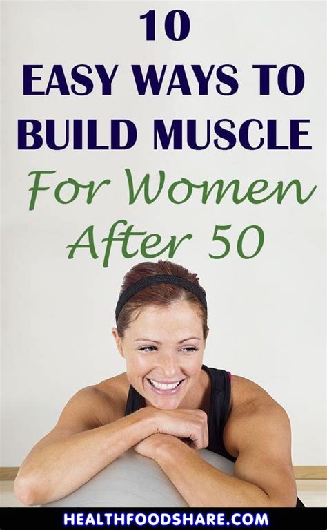 10 Easy Ways To Build Muscle For Women After 50 | Strength training ...