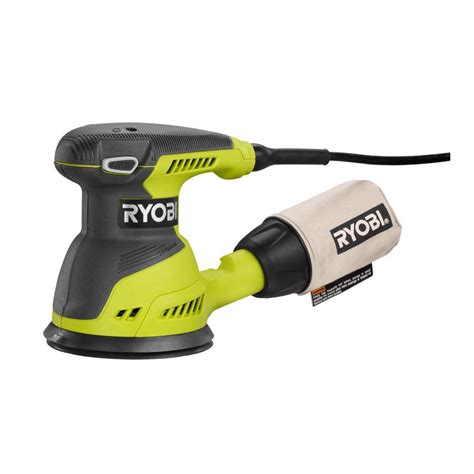 Ryobi 2.6 Amp 5 in. Random Orbital Sander-RS290G - The Home Depot