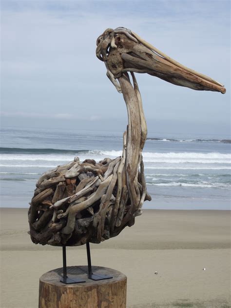 Pelican | Driftwood art sculpture, Driftwood art, Driftwood wall art