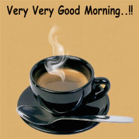 Very Very Good Morning Coffee GIF - Very Very Good Morning Coffee Hot ...