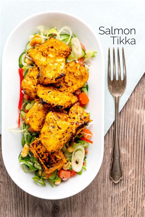 Salmon Tikka, Indian Tandoori Fish - Krumpli