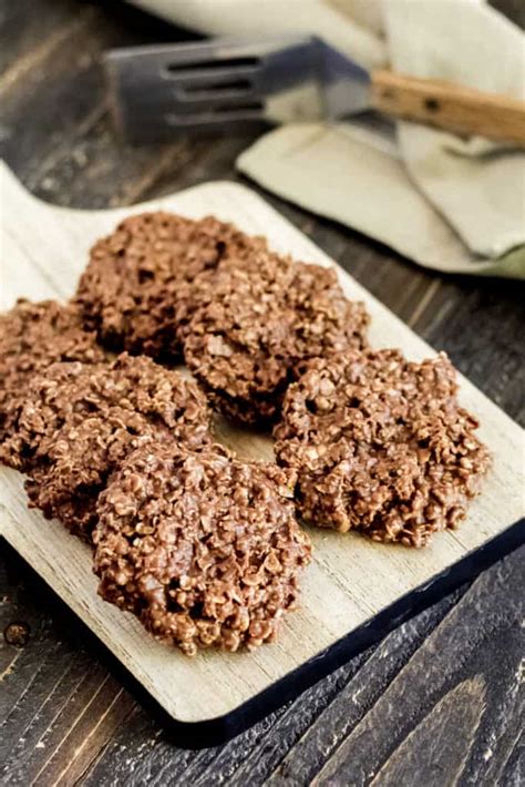 Classic No Bake Cookies (gluten-free, dairy-free, vegan option) - Mile ...