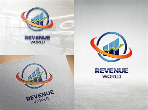 Revenue World - Logo by Nouman Saleem on Dribbble