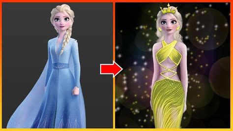 Frozen: Elsa Anna Transformation - Disney Princesses Glow Up | Elsa ...