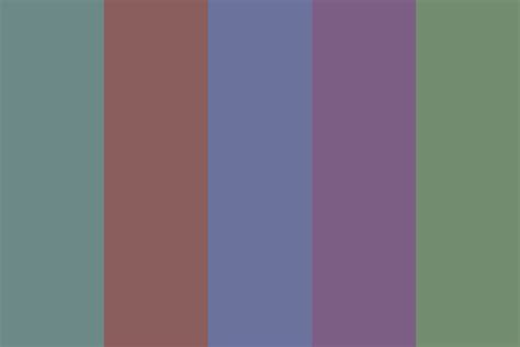 Dull Colors Color Palette. #colorpalettes #colorschemes #design # ...