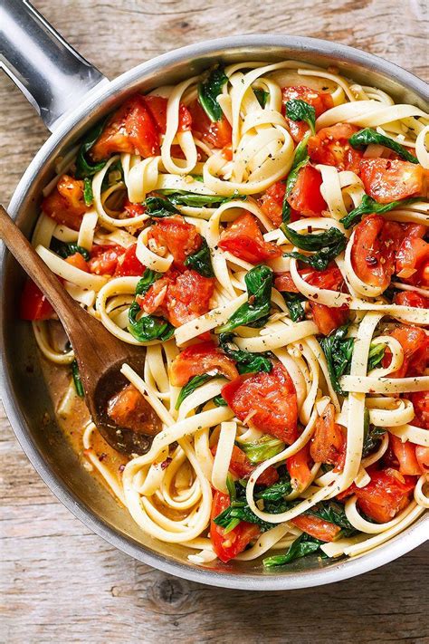 Tomato Spinach Chicken Pasta | Easy pasta recipes, Chicken pasta ...