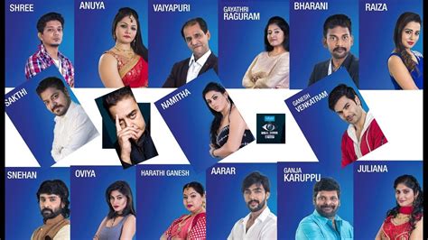 Bigg Boss Tamil Contestants List - bigg boss 3 tamil contestants list ...