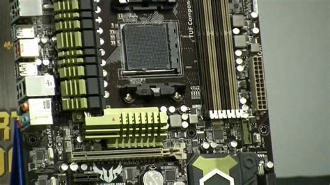 ASUS Sabertooth 990FX Motherboard Hands-on Review 1/2 - YouTube