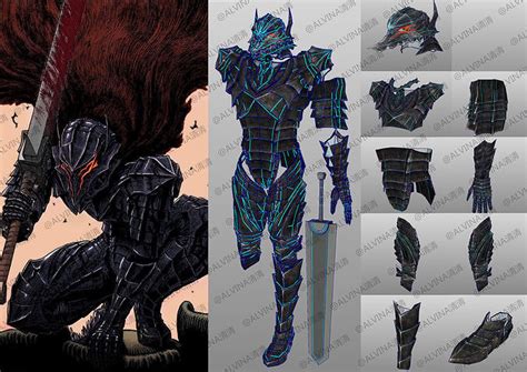 3D model Guts Berserker Armor - Cosplay Pepakura Foam Full VR / AR ...